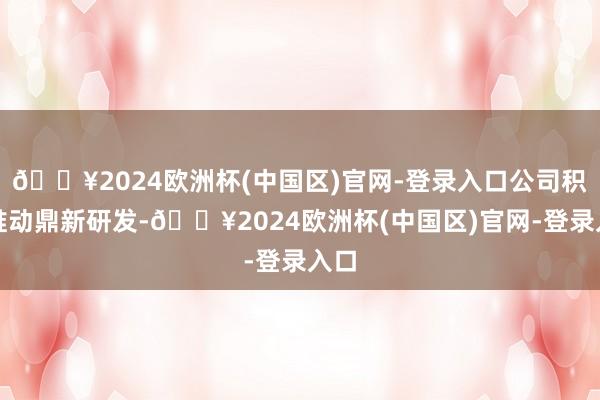 🔥2024欧洲杯(中国区)官网-登录入口公司积极推动鼎新研发-🔥2024欧洲杯(中国区)官网-登录入口